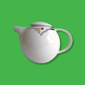 1980s Graphic Deco Studio Nova Teapot
